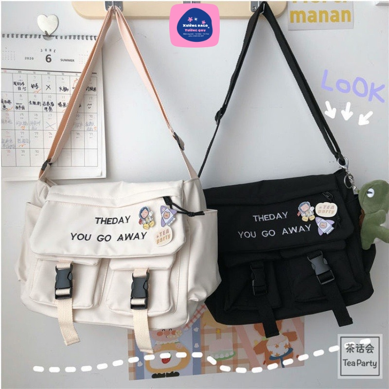 Túi Đeo Chéo XUONGBALOTUONGQUY Cỡ Lớn Thời Trang Hàn Quốc Học Sinh Sinh Viên THEDAY