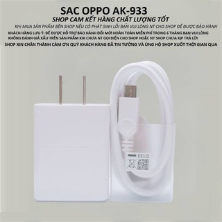 Sạc nhanh oppo củ dây cáp sạc ak-933 cáp sạc usb micro bảo hành 12 tháng