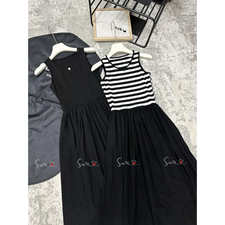 Váy cotton phối lụa siêu đẹp