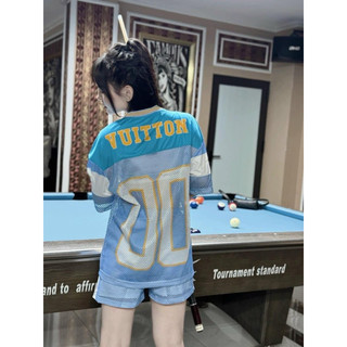 Bộ lưới thể thao Vuitton 00 hot hot trẻ trung và cá tính form rộng dưới 65kg - Bộ lưới 00