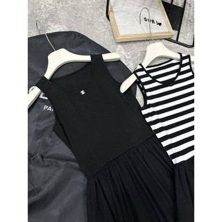 Váy cotton phối lụa siêu đẹp