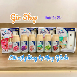 ( Chai ) Lõi Thay Thế Cho Máy Xịt Thơm Phòng Tự Động Glade Tinh Dầu Thơm Phòng