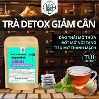 [Xổ mỡ nhanh] Trà detox thải mỡ giảm cân Bội Lan Đường thải mỡ bụng, mỡ đùi, mỡ bắp tay , mỡ nội tạng bịch 50 gói lọc