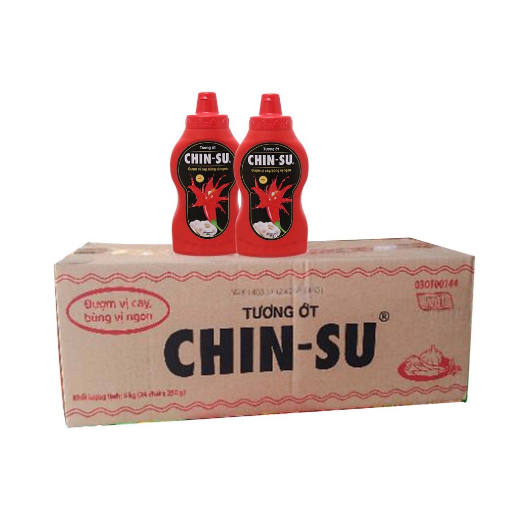SỈ THÙNG _ THÙNG 24+1 Chai Tương ớt Chinsu chai 250g
