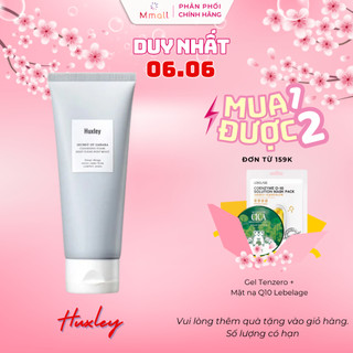 Sữa rửa mặt sạch sâu cấp ẩm Huxley Cleansing Foam Deep Clean Deep Moist - Mmall nhập khẩu chính hãng