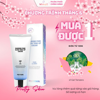 Kem dưỡng trắng da Prettyskin Diamond Pure Glow Tone Up Cream Face & Body 100ml Hàn Quốc chính hãng | Mmall.vn