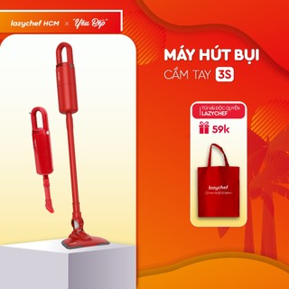MÁY HÚT BỤI CẦM TAY 3S LAZYCHEF- THÁO LẮP 3S SIÊU NHẸ SIÊU TIẾT KIỆM ĐIỆN - 3 CHI TIẾT