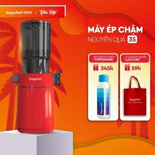 Máy ép chậm nguyên quả 3S Premium Lazychef, máy ép trái cây công nghệ ép lạnh, tháo lắp trong 3 giây