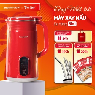 Máy Xay Nấu Đa Năng Ăn Dặm Cho Bé LazyChef 800ml- Làm Cháo Bí Đỏ, Chưng Yến, Làm Sữa Hạt Công Nghệ Đức