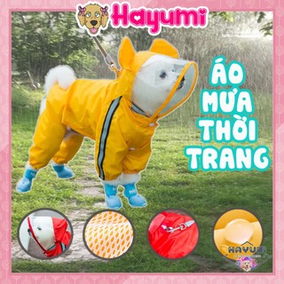 ÁO MƯA THỜI TRANG DÀNH CHO CHÓ MÈO - HAYUMI