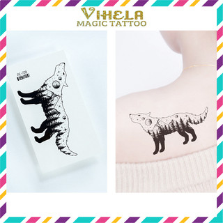 Hình xăm dán tạm thời chống nước magic tattoo lên hình ngay vihela dnm 124