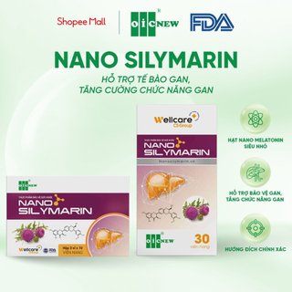 OICNew Nano Silymarin tăng cường chức năng Gan, hộp 30 Viên