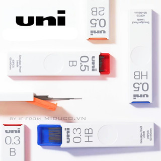 Ruột chì kim Uniball Nano Dia ruột đen cỡ 0.3/0.5/0.7