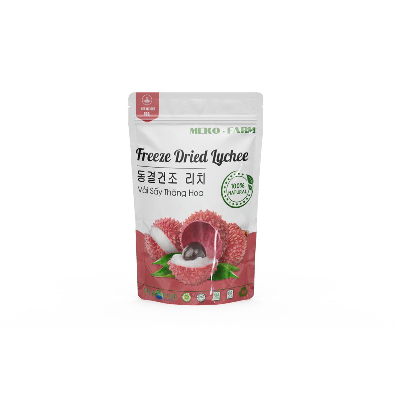 Vải sấy thăng hoa - Freeze dried chylee