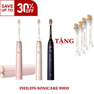 Bàn chải điện philips sonicare 9900, model mới nhất, nguyên seal 100%, bh 24 tháng