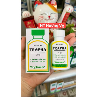  CHÍNH HÃNG | Bột khử mùi Trapha - Khử mùi hôi nách hôi chân  Lọ 30g  