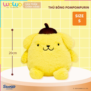 Gấu bông Pompompurin Size Nhỏ 20cm, Vừa 32cm, Thú bông Dễ thương Mềm mịn An toàn cho bé  - Chính hãng từ WOWO by TAGGER