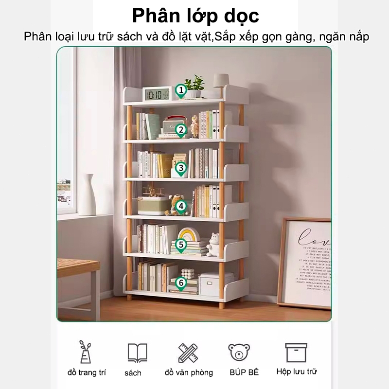 Bali Kệ Gỗ Decor 80x24x150cm Kệ Sách Đa Năng Lắp Ráp Đơn Giản Có Thể Decor Phòng Ngủ Phòng Khách Nhà Bếp | BigBuy360 - bigbuy360.vn