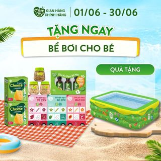 Combo phúng phính tăng cân khoa học gồm set 3 nui mini, 2 hộp phô mai tách muối, set 3 chai dầu ăn dặm và set tăng cân