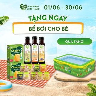 Combo siêu tiết kiệm bao gồm 9 loại hạt quý kết hợp với 2 phô mai và set 3 dầu 100ml giúp con phát triển toàn diện