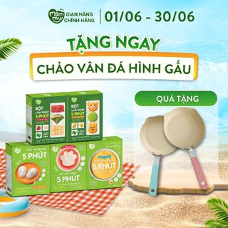 Bột làm bánh trộn sẵn Mămmy làm bữa phụ cho bé 6 tháng: bánh Crepe, Pancake, PannaCotta, Pudding và Bột làm váng sữa