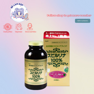 Viên Uống Tảo Xoắn Spirulina Nhật Bản - 2200 Viên (KDTT)