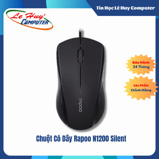 Chuột máy tính có dây rapoo n1200 silent - hàng chính hãng