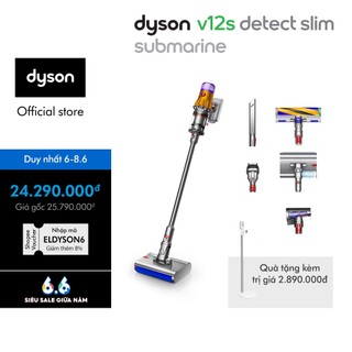  Máy hút bụi lau nhà không dây Dyson V12 s Detect ™ Slim Submarine​ Wet & Dry