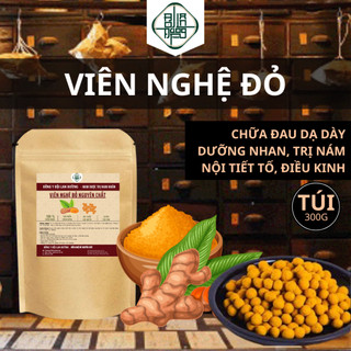 Viên nghệ nguyên chất - bội lan đường - Đau dạ dày, dạ dày đại tràng, nội tiết tố/ KL 300g