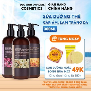 Sữa Dưỡng Thể Sáng Da Hương Nước Hoa Thư Giãn BEBECO AROMA FLORAL BODY LOTION 300ml - DA11