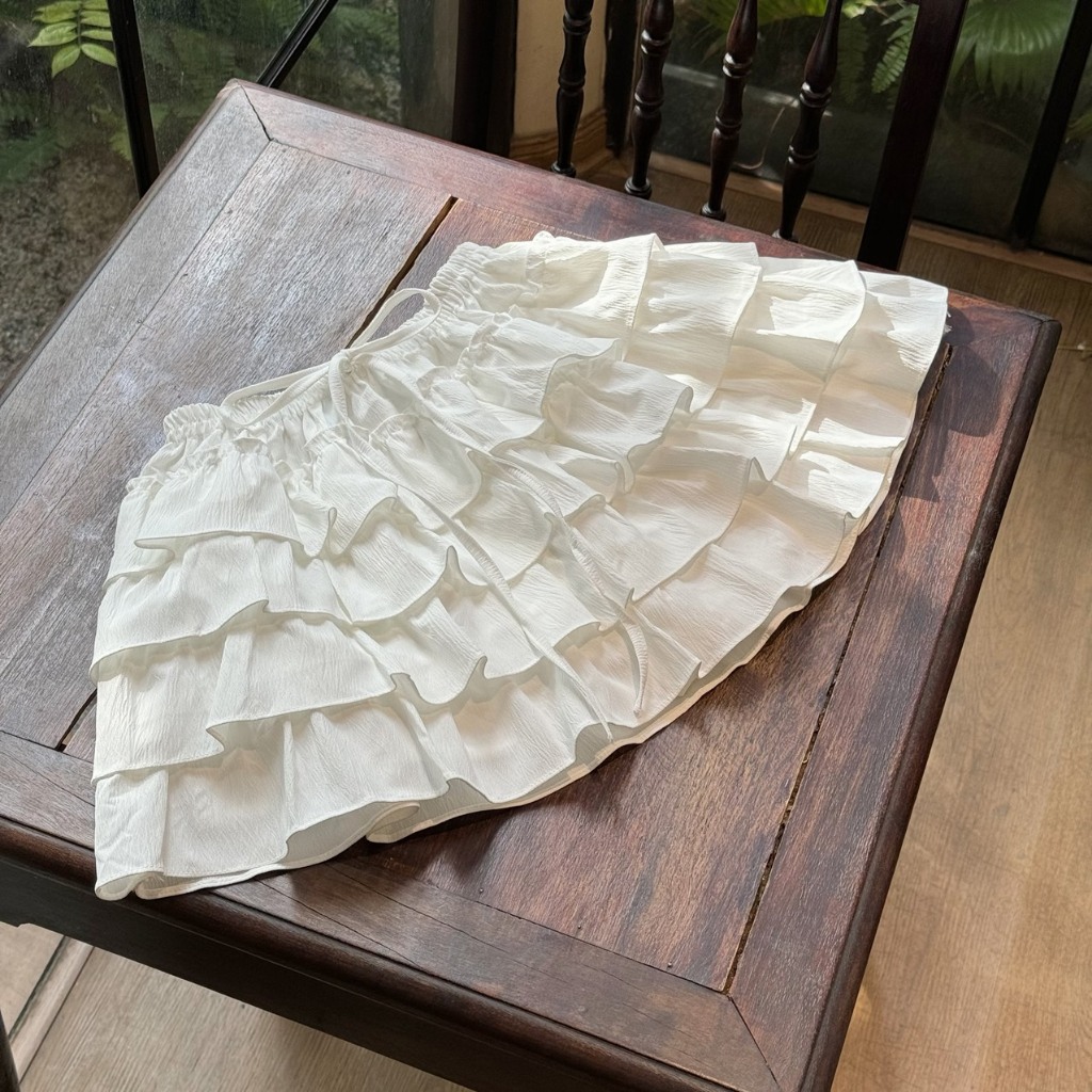 (ẢNH CHÍNH CHỦ) Chân váy ren bèo 4 tầng dáng ngắn WAVYSKIRT | BigBuy360 - bigbuy360.vn