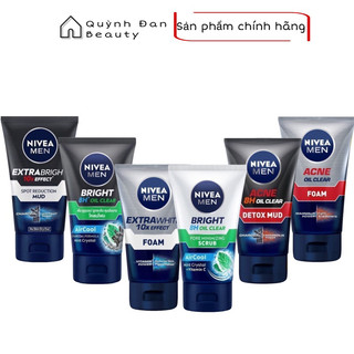 Sữa rửa mặt nivea men nam 100g