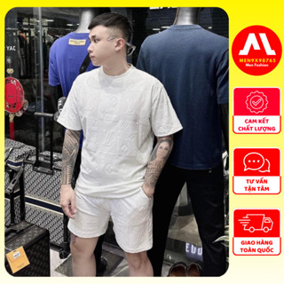 Áo Vân LV Nam Phong Cách Trẻ Trung Form Áo Vừa Vặn