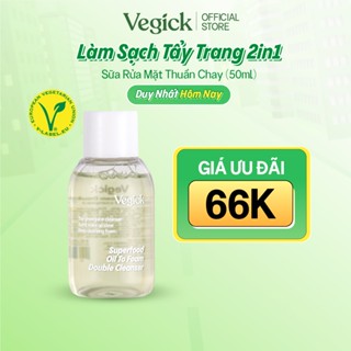 Sữa Rửa Mặt Vegick Superfood Oil To Foam Double Cleanser 50ml