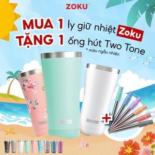 Ly Giữ Nhiệt ZoKu - Nhiều Màu - 600Ml
