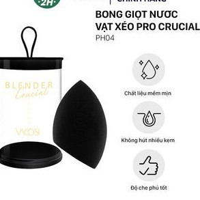 Bông giọt nước vạt xéo vacosi pro crucial flat blender - ph04