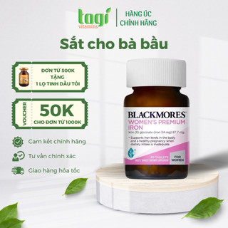 Sắt cho bà bầu,  sắt bầu Blackmores 30 viên