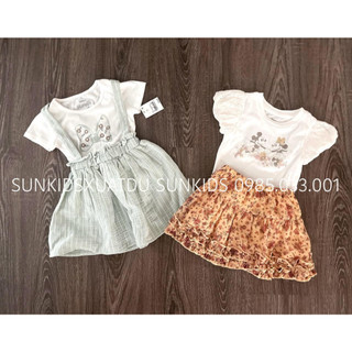 Set bộ bé gái phong cách vintage