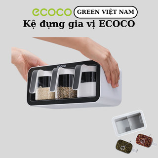 Kệ Đựng Gia Vị Gắn Tường Nhà Bếp ECOCO - Hộp Gia Vị Thông Minh Tiết Kiệm Diện Tích