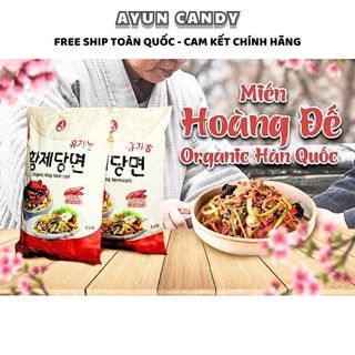  Miến hoàng đế làm bằng khoai lang nhập khẩu Hàn Quốc Organic King Vermicelli, Miến trộn Hàn Quốc