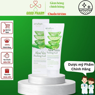 Tẩy Da Chết Arrahan Aloe Vera Peeling Gel 180ml Hàn Quốc-Tẩy Da Chết Nha Đam,Lô Hội