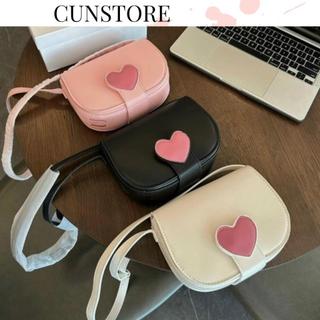 Túi xách nữ trái tym dễ thương phong cách hàn quốc bag đeo vai kem cun024