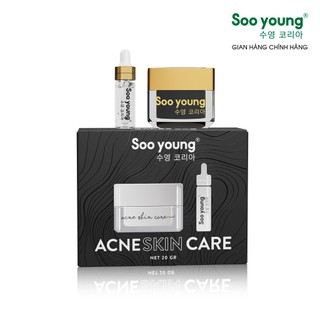 Bộ đôi ngừa mụn giảm thâm SooYoung 20gr