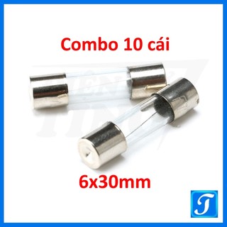 Cầu chì ống thủy tinh 6x30mm 0.5a 1a 2a 3a 4a 5a 6a 7a 8a 10a 15a 20a 25a 30a 250v