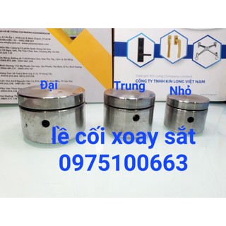 1 cái Bản lề cối/ Bản lề sàn xoay 360 độ - Lề cối xoay lớn 68mm, trung 58mm, nhỏ 48mm