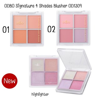 Phấn Má Hồng 4 Ô Odbo Signature 4 shades bluscher OD1309