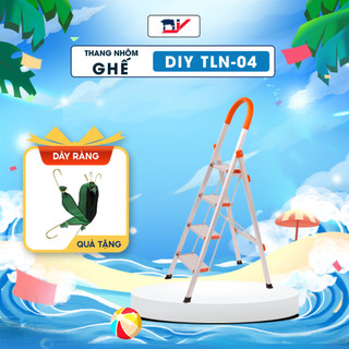 Thang ghế gia đình 4 bậc diy tln-04 chiều cao sử dụng tối đa 92cm
