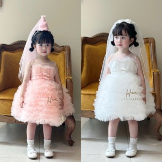 𝐍𝐚𝐧𝐚 𝐃𝐫𝐞𝐬𝐬 - Váy Hm80 Sát Nách Bồng Xoè ( ảnh chính chủ)