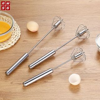 Cây đánh trứng – cafe inox – nhấn xoay
