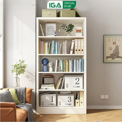 Kệ sách gỗ đa năng gỗ MDF phủ melamin cao cấp thương hiệu IGA - GP250